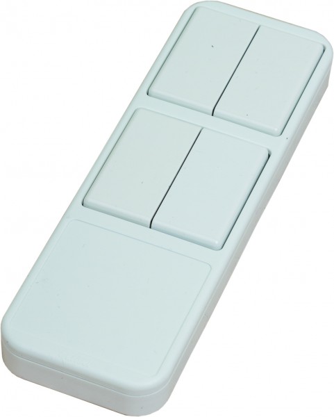 4-Wege Handsender - in der Farbe weiß erhältlich