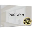 Glasheizung Nomix White - 900 Watt | 60x140cm | Infrarotheizung ohne Rahmen