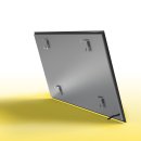 Glasheizung Nomix Black - 250 Watt | 35x90cm | Infrarotheizung ohne Rahmen