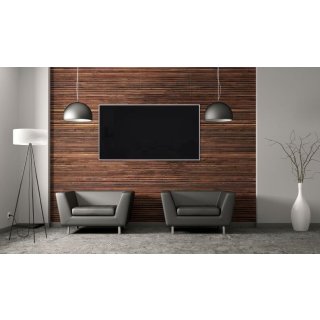 Glas Infrarotheizung Nomix Black - 210 Watt | 60x40cm | Infrarotheizung mit Rahmen