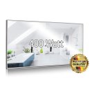 Spiegelheizung Nomix - 400 Watt | 60x70cm | Infrarotheizung mit Alurahmen