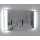 LED Spiegel-Infrarotheizung 700 Watt | 60x140cm | Rahmenlos