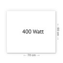 Infrarotheizung Nomix Glas White - 400 Watt | 60x70 cm | Glasheizung ohne Rahmen