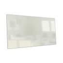 Infrarotheizung Nomix Glas White - 320 Watt | 35x120cm | Glasheizung ohne Rahmen