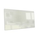 Infrarotheizung Nomix Glas White - 500 Watt | 40x130cm | Glasheizung ohne Rahmen