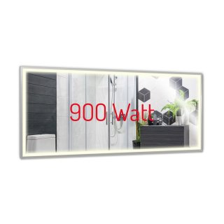 Infrarot Spiegelheizung | 900 Watt | 60x140cm | LED-Beleuchtung