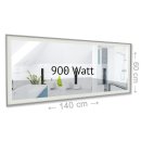 Infrarot Spiegelheizung | 900 Watt | 60x140cm | LED-Beleuchtung