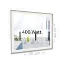 Infrarot Spiegelheizung | 400 Watt | 60x70 cm | LED Beleuchtung