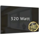 Infrarotheizung Nomix Glas Black - 320 Watt | 35x120cm |...