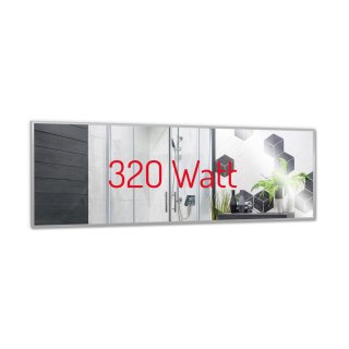Spiegelheizung Nomix Mirror - 320 Watt | Alurahmen