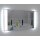 LED Spiegel-Infrarotheizung 400 Watt | 60x90 cm | ohne Rahmen