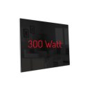 Infrarotheizung PowerSun Carboglas - 300 Watt | 60x60 cm | schwarz