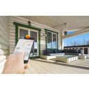 Infrarotstrahler Smart Bluetooth IP24 2000 | 2000 Watt | silber