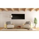 Infrarotheizung Black u. White Glass 1250 Watt | 160x60...