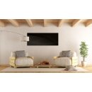 Infrarotheizung Black Glass 1250 Watt | 160x60 cm | 18-30...