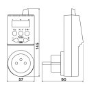 Raum-Thermostat TS20 | Steckdosenthermostat