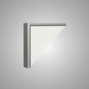Infrarot Spiegelheizung | 210 Watt | 40x60 cm | 2-3 m² | Alurahmen